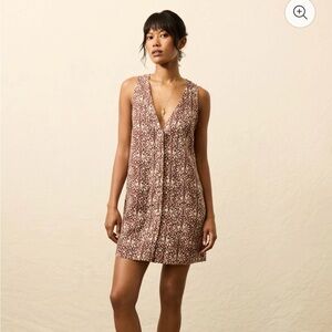 NWT Faherty Alston Dress - Sausalito Sunset